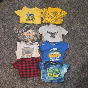 Carter's Kids Short Sleeve Tees - Yellow, Gray, Blue, Red